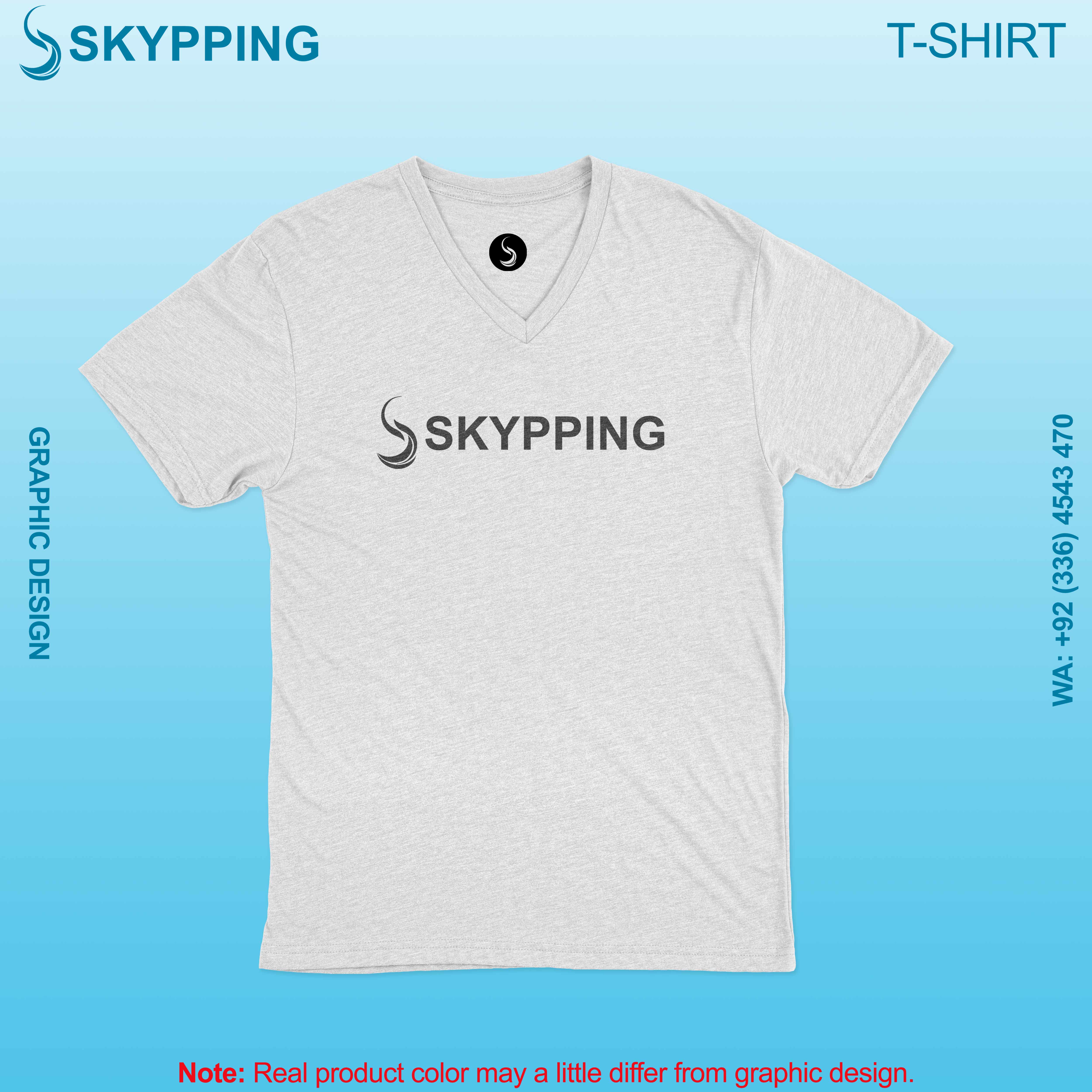 V-Neck Short set-in style sleeve t-shirt for men